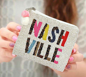 Portefeuille artisanal en perles pour femmes, petite bourse à monnaie à prix abordable - Product Image 5