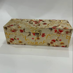 Elegant Tradebyd MDF Wooden Polished Washable Custom Decorative <b>Box</b> for <b>Wedding</b> <b>Gifts</b> and Home Decoration - Product Image 1