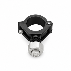 Abrazadera de Tubo de Aluminio Mecanizada por CNC con Rodamiento de Extremo de Varilla de Acero Inoxidable para Perforación y Brochado, Superficie Pulida para Mecanizado - Product Image 1