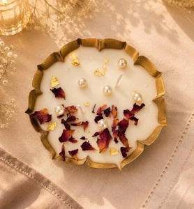 Scented <b>Candle</b> Modern Decorative Handmade <b>Candle</b> Elegant Home Decor Accent for Diwali Festival Celebration Puja Party <b>Gift</b> - Product Image 1