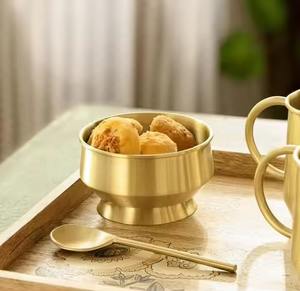Exclusive Stainless <b>Dessert</b> <b>Bowl</b> Metal Ice Cream Cup Modern Dining Decor - Product Image 1