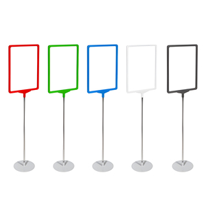Supermarket Plastic <b>A4</b> <b>Frame</b> POP Poster Price Label Holder Promotion Poster Floor Stand Table Advertising - Product Image 6