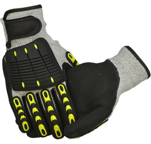 Gants anti-choc TPR, gants utilitaires durables, protection des doigts en TPR haute résistance, conception de sécurité industrielle, fourniture OEM - Product Image 4