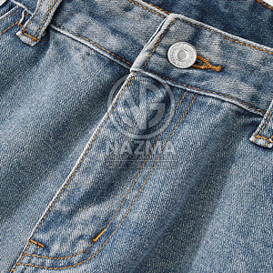 Vente en gros, faible MOQ, sur mesure, pantalon en jean décontracté léger à taille mi-haute et coupe ample pour hommes, haute qualité, dernier design - Product Image 4