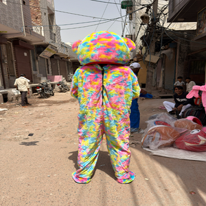 Vibrant Rainbow Teddy <b>Costume</b> Custom Plush Character Outfit for Events Promotions Parties and Brand Activities - Product Image 2