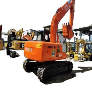 Excavateur sur chenilles Hitachi EX120-5 ZX120 d'occasion avec composants centraux Modèle japonais de pompe de boîte de vitesses pour moteur à vendre - Product Image 1