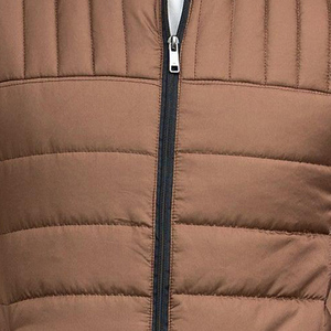 OEM Men’s Premium Puffer <b>Jacket</b> For Winter Custom Casual Outdoor Wear For Men's Windproof <b>Zipper</b> Closure Side <b>Pockets</b> Men's Coat - Product Image 5
