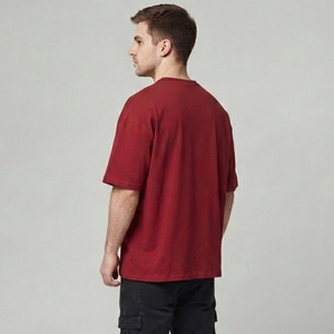 เสื้อยืดกีฬาแบบสั่งทำพิเศษ ไซส์ใหญ่ แขนสั้น ผู้ชาย สวมใส่สบาย ผ้าฝ้าย 100% คุณภาพสูง เสื้อยืดคอกลมผู้ชาย สำหรับวิ่งออกกำลังกาย - Product Image 5
