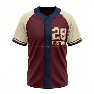 Custom 100% Polyester Lightweight Summer <b>Baseball</b> Shirts Blank Button Down Jersey Streetwear <b>Baseball</b> Jerseys - Product Image 4