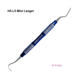 เครื่องมือขูดหินปูนแบบแมนนวล Ergonomic Dental 1/2 Langer Curette ผลิตจากสแตนเลส ได้รับการรับรองมาตรฐาน CE โดย Roboz Tech ประเทศปากีสถาน - Product Image 6