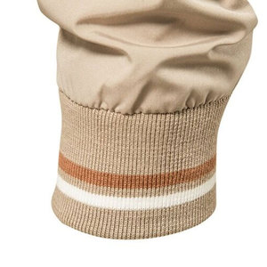 Men's Stylish New Winter Varsity Jacket High Quality Customized Design Breathable Solid Color <b>Fleece</b> Woven Stand Front High - Product Image 3
