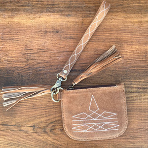 Nouveau personnalisé en gros botte point daim cuir bracelet fermeture éclair porte-monnaie pour femmes grande capacité en cuir véritable pochette d'argent - Product Image 2