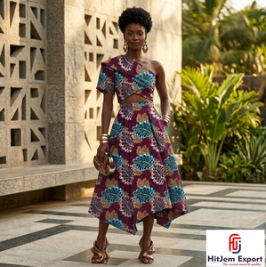 Tela Ankara Africana Estampada al por Mayor, 100% Algodón, para Marcas de Moda de Nigeria, Ghana y Kenia, Vestidos con Estampado Africano - Product Image 4