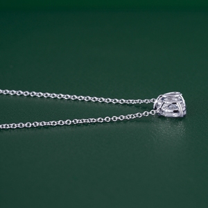 จี้เพชรทรงลูกแพร์และทรงรีคู่แบบเคียงข้างกัน สร้อยคอทองคำแท้ 14K ดีไซน์ Toi Et Moi เครื่องประดับจี้สุดประณีต - Product Image 2