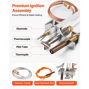 OE 4021 732 25660 Gruppo Pilota Gas per Caminetti, Tubo Pilota di Ricambio per Accensione Gas Naturale Thermoco, Ricambi per Caminetti di Alta Qualità - Product Image 5