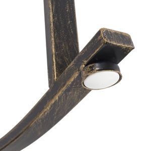 Sedia a dondolo in bronzo con tubo piatto per comfort ed eleganza - Product Image 3