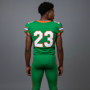 ชุดอเมริกันฟุตบอลแบบกำหนดเอง ไซส์ใหญ่สำหรับผู้ใหญ่ สไตล์โดดเด่น ทีมชาติ ระบายอากาศได้ดี แห้งเร็ว ต้านเชื้อแบคทีเรีย แขนสั้น - Product Image 2