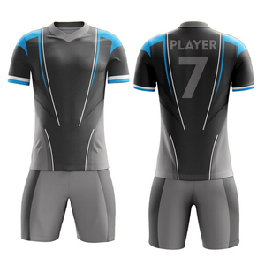 Uniforme de Fútbol Antibacterial Transpirable de Alta Calidad al por Mayor, 100% Poliéster, Secado Rápido, Ropa Deportiva Clásica - Product Image 1