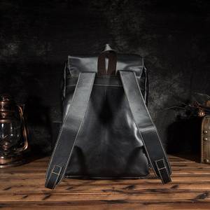 กระเป๋าแล็ปท็อปหนังแท้กันน้ำสุดหรู ป้องกันการโจรกรรม สไตล์วินเทจ กระเป๋าเดินทางแบบสะพายหลัง หนังแท้ ช่องใส่ของหลายช่อง รุ่น LBP-0340 - Product Image 4