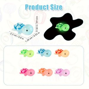 100 Piezas de Figuras de Tortuga Luminosas y Coloridas de Resina, Miniaturas que Brillan en la Oscuridad para Manualidades, Decoración del Hogar, Accesorios para Jardín de Hadas - Product Image 5