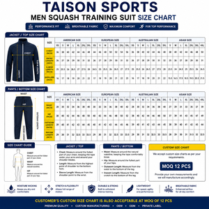 TAISON SPORTS Survêtement d'entraînement de squash unisexe en polyester/nylon polaire 300g coupe-vent imperméable respirant écologique séchage rapide - Product Image 3