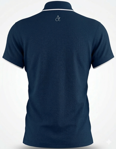 เสื้อโปโลชายสีพื้นเรียบแขนสั้นลำลองสำหรับเล่นกอล์ฟ ระบายอากาศได้ดี เหมาะสำหรับฤดูร้อน รับผลิตแบบ OEM พร้อมสกรีนโลโก้ - Product Image 2
