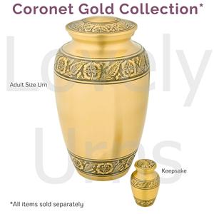 Urna Funeraria de Latón con Diseño de Corazones Dorados, Urna Conmemorativa, Proveedor de Fábrica OEM ODM - Product Image 5