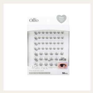 Extensions de cils abonnie Ollio sans colle, multi-pack, transparentes - Product Image 5