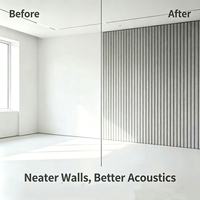 Panneaux acoustiques écologiques, ignifuges, imperméables, 100% fibre de polyester, pour chambre à coucher, bâtiment, appartement, salle de sport, bureau, hôtel, studio