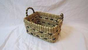 Cestas de Jacinto de Agua Tejidas a Mano, Multifuncionales, Vintage, Ecológicas, con Asa Cómoda, para Dormitorio y Sala de Estar, a Precio Económico - Product Image 2