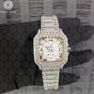 Reloj Charm para Hombre, Caja de Acero Inoxidable, Mecánico Analógico, Cierre Oculto con Botón, Correa de 20 mm, Grosor de 11 mm, Resistente al Agua 10 bar - Product Image 1