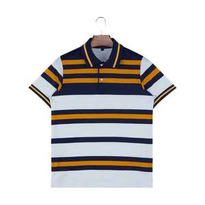 เสื้อโปโลถักไหมพรมสีพื้นเรียบง่าย สไตล์พื้นฐาน กระดุมติด ผ้าฝ้าย 100% แขนสั้น เสื้อสเวตเตอร์ผู้ชาย - Product Image 2