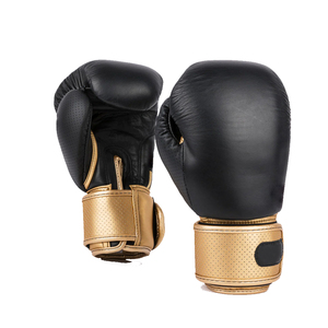 Gants de boxe en cuir véritable, fermeture à lacets, nouveau design, gants de combat professionnels pour compétition - Product Image 3