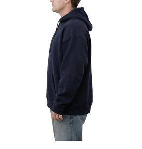 Sweat-shirt à capuche oversize en molleton CVC lourd, épaules tombantes, coupe décontractée, pour homme, avec poche kangourou - Product Image 1