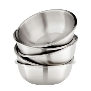 ชามครัวสแตนเลสคุณภาพสูงสำหรับผสมอาหาร ทำอาหาร อบขนม เตรียมอาหาร ทนทาน ป้องกันสนิม ทำความสะอาดง่าย - Product Image 2