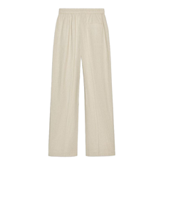 Pantalon de sport large beige en coton pour femme, coupe ajustée, idéal pour la course et l'entraînement – Meilleure vente, provenance Inde - Product Image 5