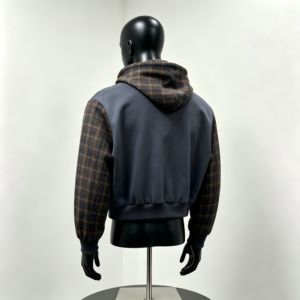 Camisa Chaqueta de Franela Estilo Urbano al por Mayor, Manga Larga, a Cuadros, Forro de Poliéster, Transpirable - Product Image 5