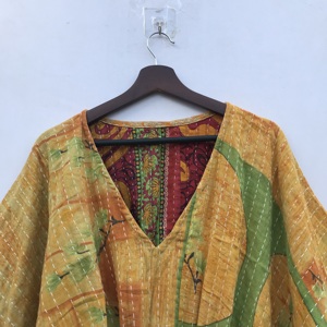 Nuevo Vestido Maxi Kaftan Kantha Vintage, Ropa de Playa, Vestido Kantha para Mujer - Product Image 4