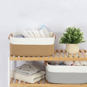 Excellent Quality Elegant Cotton Storage <b>Gift</b> <b>Basket</b> for Storage or Decoration and Special <b>Gifts</b> Available at Good Price - Product Image 2