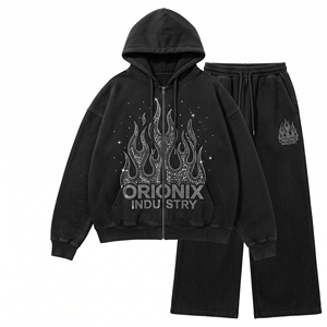 Survêtements de jogging élégants pour hommes, en coton/polyester, unis, à prix avantageux - Product Image 1