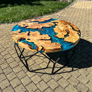 Hot sales Resin <b>Epoxy</b> <b>Table</b> <b>Top</b> Wood River Office <b>Table</b> <b>Epoxy</b> Resin Solid Wood clear River Dining <b>Table</b> Natural Wood <b>Epoxy</b> Resin - Product Image 1