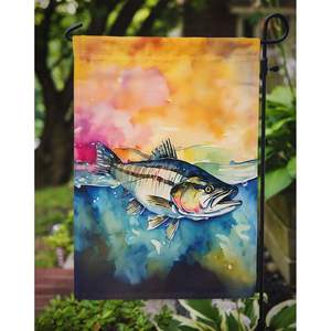 Drapeau de jardin de bar rayé oeuvre multicolore pour boîte aux lettres et patio signe décoratif de cour et de pelouse pour lits de fleurs taille de bannière de cour - Product Image 3