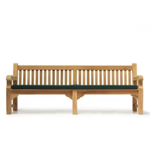 Outdoor Furniture Chair With <b>Padded</b> <b>Foam</b> Seat And Sturdy Legs Made Of Teak Wood - Product Image 5