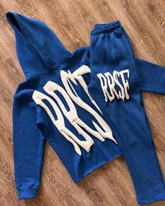 Urban Trend Men Sweatsuit <b>Set</b> Heavyweight Hoodie And Pants Factory Price Supplier - Product Image 6