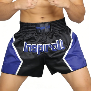 Pantalones Cortos de Muay Thai Premium con Aberturas Laterales, Pantalones Cortos de Satén Ligeros para Entrenamiento de Kickboxing y MMA, Logotipo Personalizado Disponible - Product Image 6