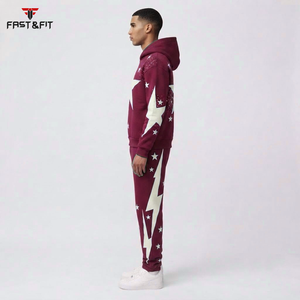 Conjunto Deportivo de Moda en Algodón y Poliéster con Parches, Personalizado, Estampado, 100% Algodón, de la Mejor Calidad - Product Image 6