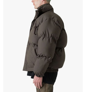 Chaqueta Acolchada con Capucha para Hombre, Última Moda Clásica, Alta Calidad, Personalizable, Impermeable, Resistente al Viento, 100% Poliéster - Product Image 4
