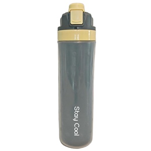 2025ใหม่ขวดสเปรย์พ่นละอองน้ำขนาด650มล. เป็นมิตรกับสิ่งแวดล้อมพร้อมฉนวนกันความร้อนปุ่มกดดื่มสำหรับเล่นกีฬา - Product Image 1