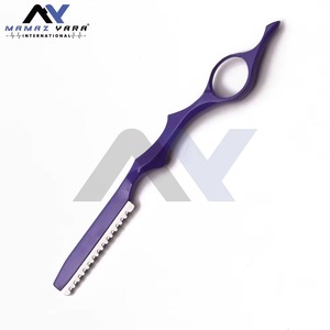 Premium High Quality Customized Stainless Steel Straight Razor for Precision Hair Face Shaving Eyebrow <b>Thinning</b> Professional Bar - Product Image 6