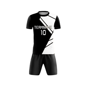 Top Notch Men's Custom Football Uniform Breathable 100% Polyester Sublimated Printed Team Name & Numbers <b>Soccer</b> Jerseys Set - Product Image 1